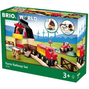Produktbild für Spielzeugeisenbahn BRIO 33719 Bahn Bauernhof Set