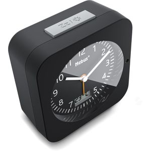 Produktbild für Wecker Mebus 25609 schwarz, analog
