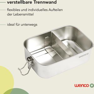 Produktbild für Lunchbox wenco 555654, Edelstahl