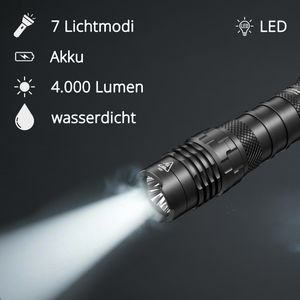 Produktbild für Taschenlampe Nitecore P10iX Precise LED, aufladbar