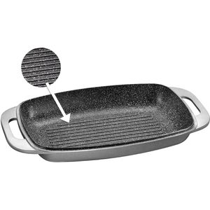 Produktbild für Bräter STONELINE XXL 10560 grau, aus Aluguss