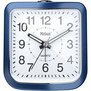 Wecker Mebus 26158, blau, analog