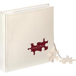 Produktbild für Gästebuch walther-design GB-173 Hochzeit Puzzle, weiß