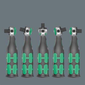 Produktbild für Umschaltknarre Wera 8009 Zyklop Pocket Set 3