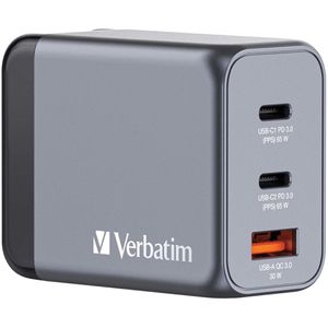 USB-Ladegerät Verbatim GNC-65, GaN, 65 Watt