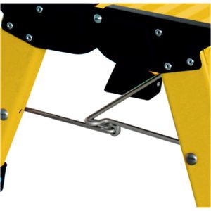 Produktbild für Klapptritt Krause Treppy PlusLine, 130334, gelb, aus Aluminium