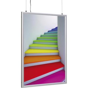 Produktbild für Klapprahmen Update-Displays LED Economy, 25 mm Profil, DIN A3