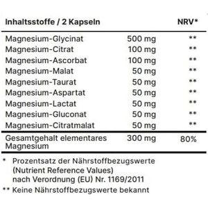 Produktbild für Magnesium Qidosha Komplex Ultra, 300 Kapseln