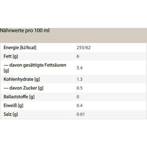 Produktbild für Kokosmilch BioZentrale ca. 6% Fett, BIO