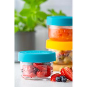 Produktbild für Vorratsglas Kilner 0025.024 Snackgläser, mit Silikondeckel