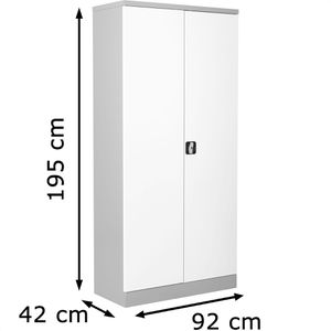 Produktbild für Aktenschrank G-Office FLC.19/N, aus Metall