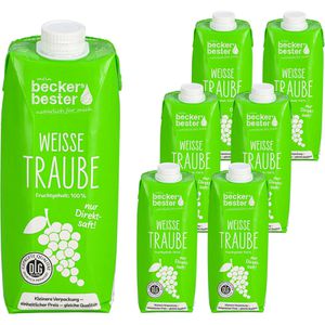 Produktbild für Saft Beckers Bester, Weiße Traube, ohne Zuckerzusatz