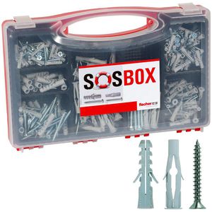 Schrauben-Dübel-Set Fischer 533629 SOS-Box Dübel S