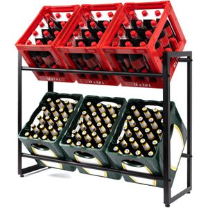 Getränkekistenregal Karat Kenji, für 6 Kisten