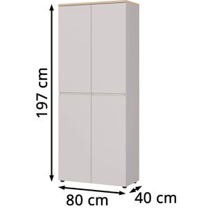 Produktbild für Aktenschrank Germania Lissabon, 4266-654 aus Holz