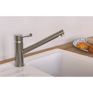 Produktbild für Küchenarmatur Schütte Cornwall, Edelstahl