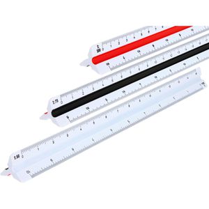 Produktbild für Dreikantmaßstab M+R 716350010 Kunststoff, 30cm