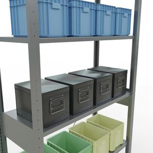 Produktbild für Schwerlastregal Schulte 12741, 6 Metallböden