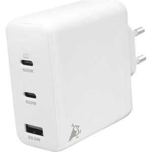 Produktbild für USB-Ladegerät Aqiila Chargebird W4, GaN, 120 Watt