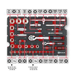 Produktbild für Werkzeugkoffer Einhell E-Case Mechanik, 370513