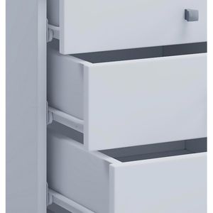 Produktbild für Rollcontainer VCM Lona Maxi 914425, aus Holz, weiß