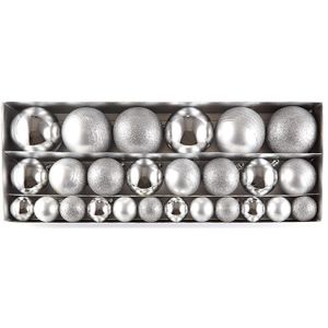 Produktbild für Weihnachtskugeln Heitmann-Deco silber