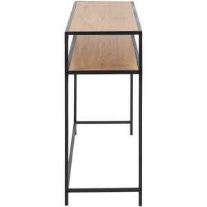 Produktbild für Konsolentisch AC-Design Seaford, schwarz / wildeiche
