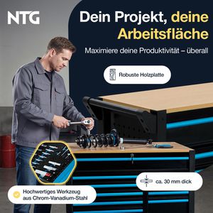 Produktbild für Werkzeugwagen NTG WZW.7471, bestückt