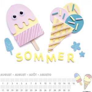 Produktbild für Fotokalender Folia Bastelkalender jahresunabhängig