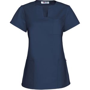CLINIC-DRESS Kasack Just Strong Schlupfkasack, Damen, navy, kurzarm, waschbar bis 95°C, Größe XXL