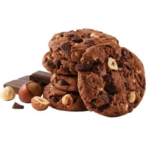 Produktbild für Kekse Edeka Herzstücke Dark Chocolate &amp; Hazelnut Cookies