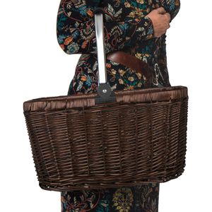 Produktbild für Einkaufskorb anndora TW-1010D Weidenkorb, dunkelbraun