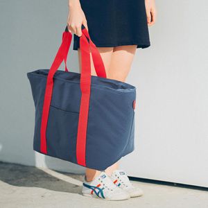 Produktbild für Kühltasche achilles AD233nare Shopper-Tasche blau/rot faltbar