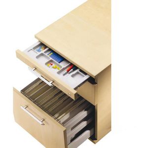 Produktbild für Rollcontainer Hammerbacher O-Serie, aus Holz, ahorn