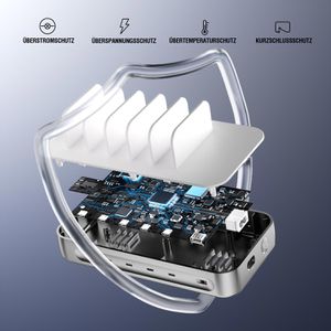 Produktbild für Ladestation 4smarts Team, silber