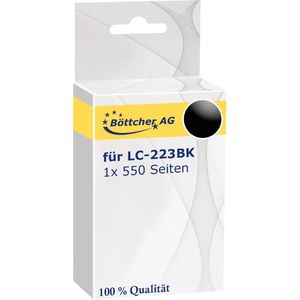 Produktbild für Tinte Böttcher-AG für Brother LC-223BK