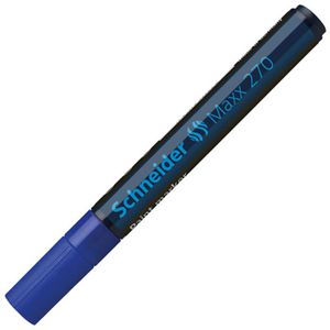 Produktbild für Lackmarker Schneider Maxx 270, wasserfest &amp; permanent, blau
