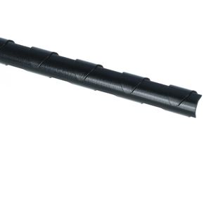 Produktbild für Plastikbinderücken Peach PB408-02, schwarz, für A4