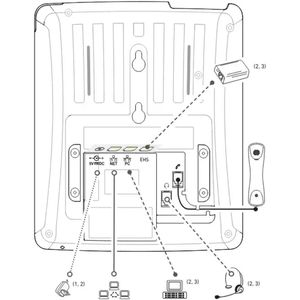 Produktbild für Telefon Snom D140, schwarz