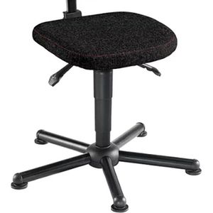 Produktbild für Arbeitsstuhl meychair W19-25-TG-ST, XXL, schwarz
