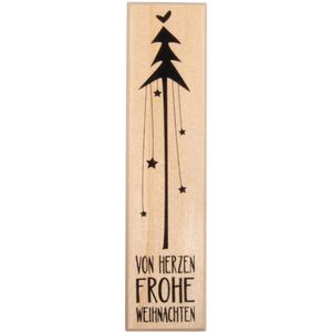 Produktbild für Motivstempel Rayher 29194000 Von Herzen, aus Holz