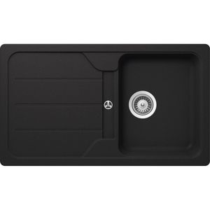 Produktbild für Spülbecken SCHOCK Formhaus D-100, Einzelbecken, onyx