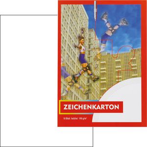 Böttcher-AG Zeichenblock Action A3, 190 g/m², weiß, 10 Blatt