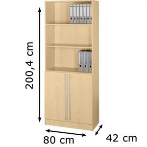 Produktbild für Kombischrank Hammerbacher Solid 7700, ahorn