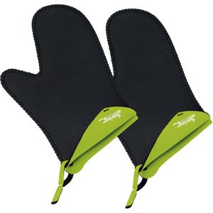 Ofenhandschuh Spring Grips kurz, hellgrün / schwarz