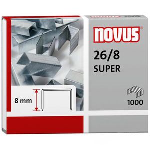 Heftklammern Novus 040-0199, Typ 26/8 Super