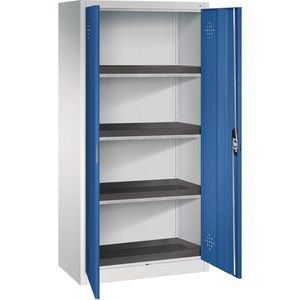 Produktbild für Umweltschrank CP-Möbel 8921-316, lichtgrau / blau