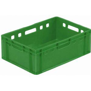 Eurobox Alpha-Paletten Fleischkiste E2, grün, lebensmittelecht