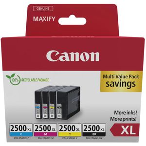 Produktbild für Tinte Canon PGI-2500XL BK, C, M, Y