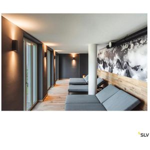Produktbild für Wandleuchte SLV Theo Up Down, aus Aluminium, für außen (IP44)